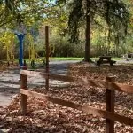 Új akadálymentes gép a fitness parkban!